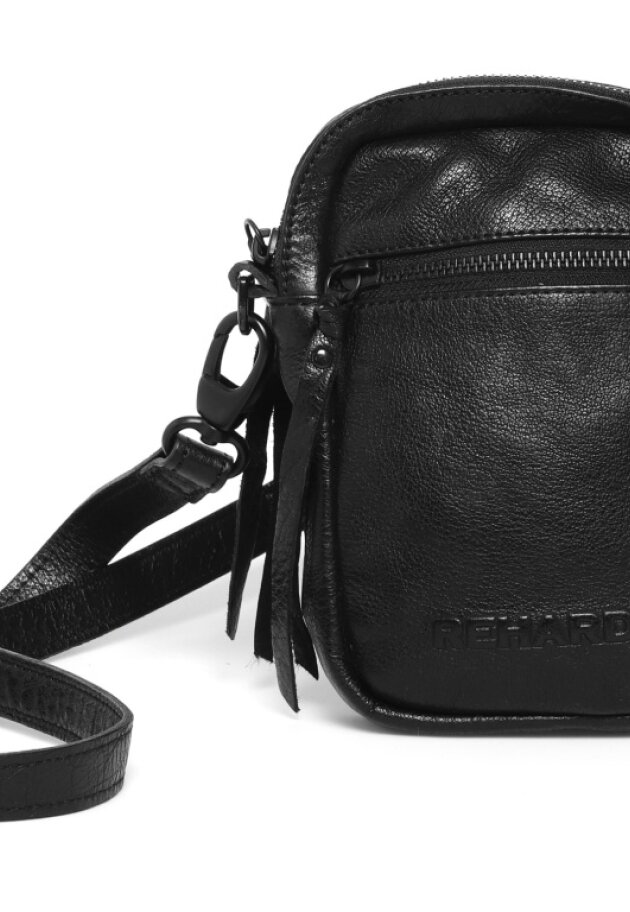 Small bag in black leather