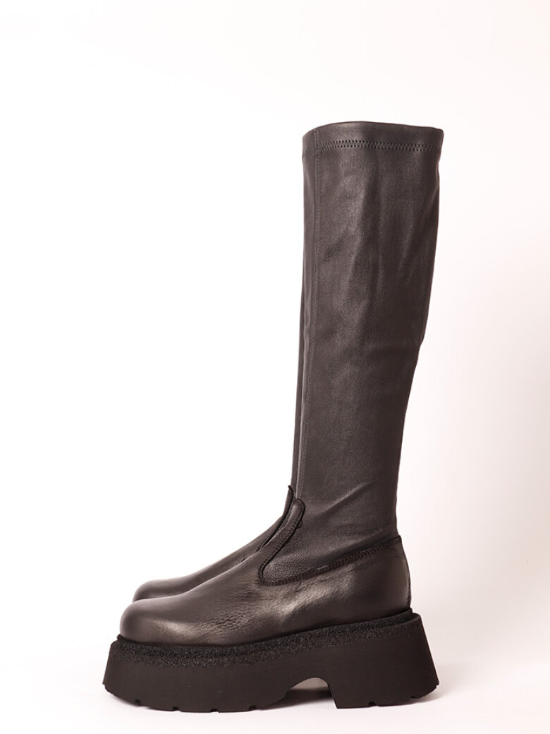 Lofina - Boot with stretch skin and a zipper