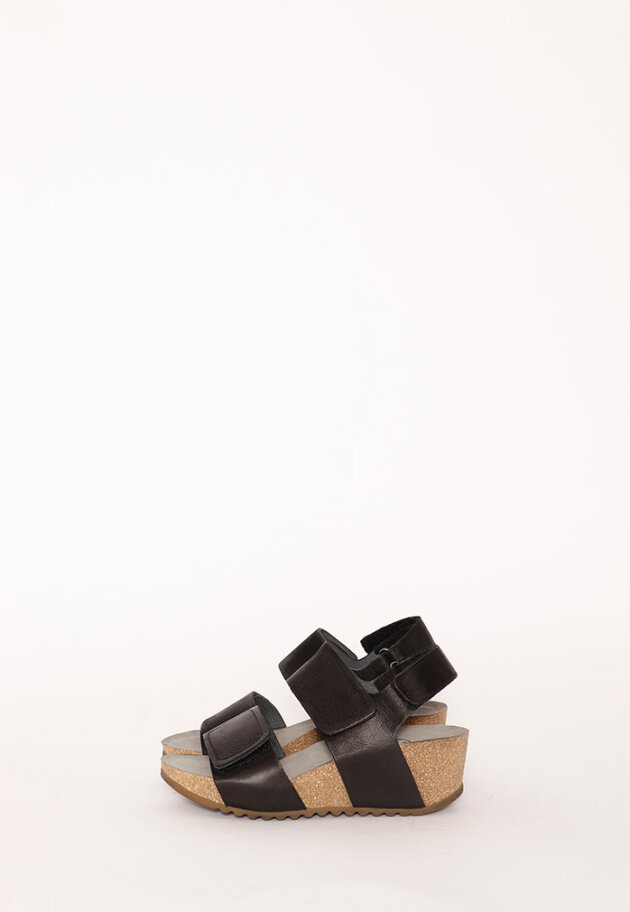 Sandal with wedge heel