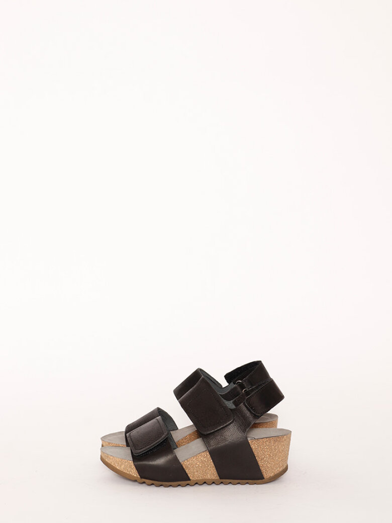 Sandal with wedge heel