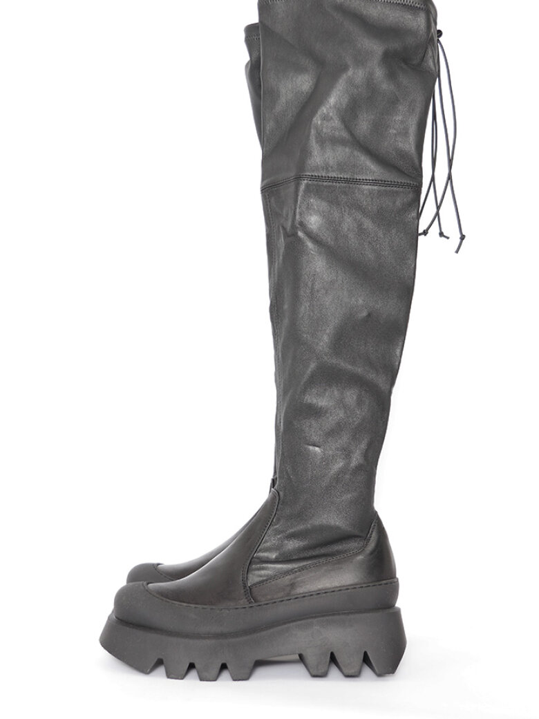 Lofina - Over knee boot with stretch skin