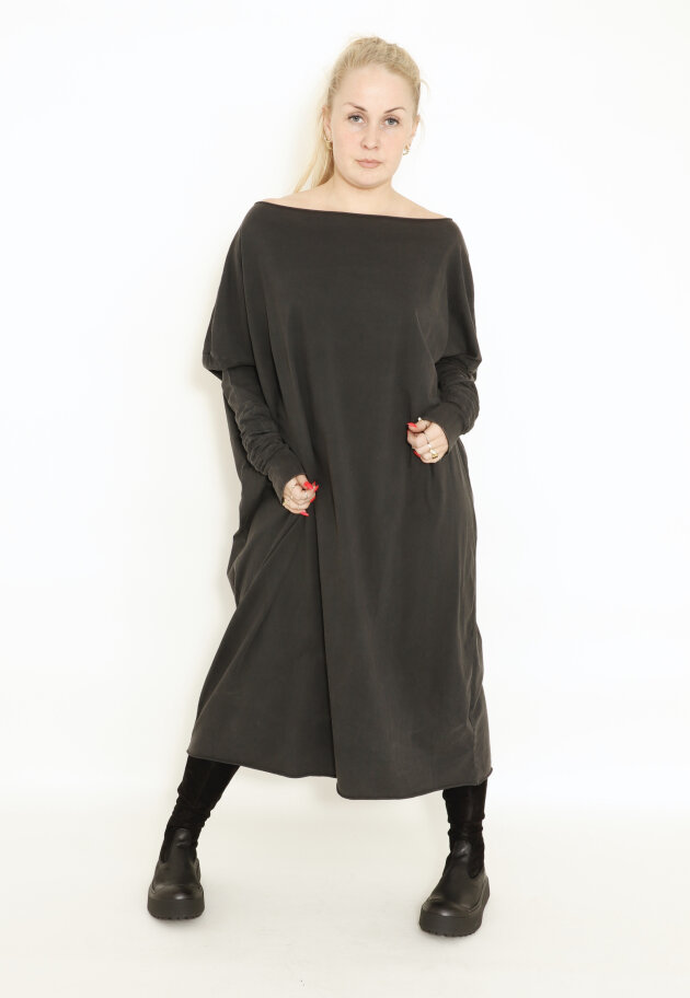 Sort Aarhus - Dress in washed jersey