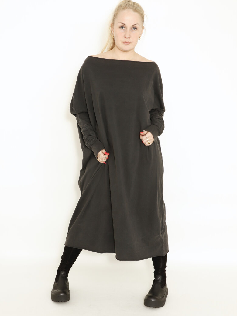 Sort Aarhus - Dress in washed jersey