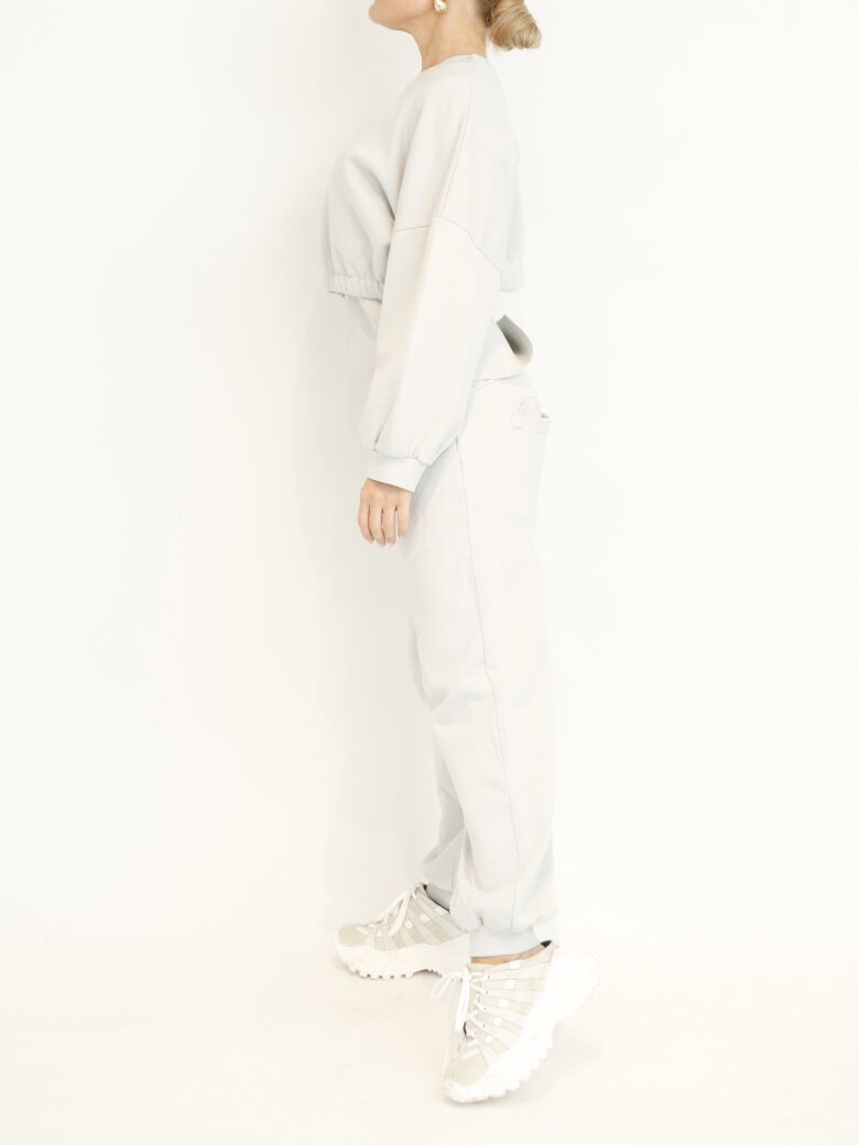 Sort Aarhus - Cropped sweat shirt in organic cotton