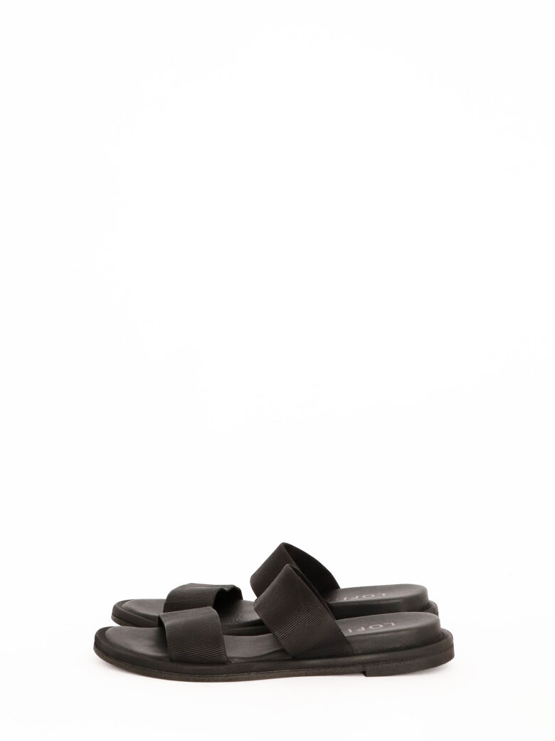 Lofina - Sandal with elastic and a leather sole