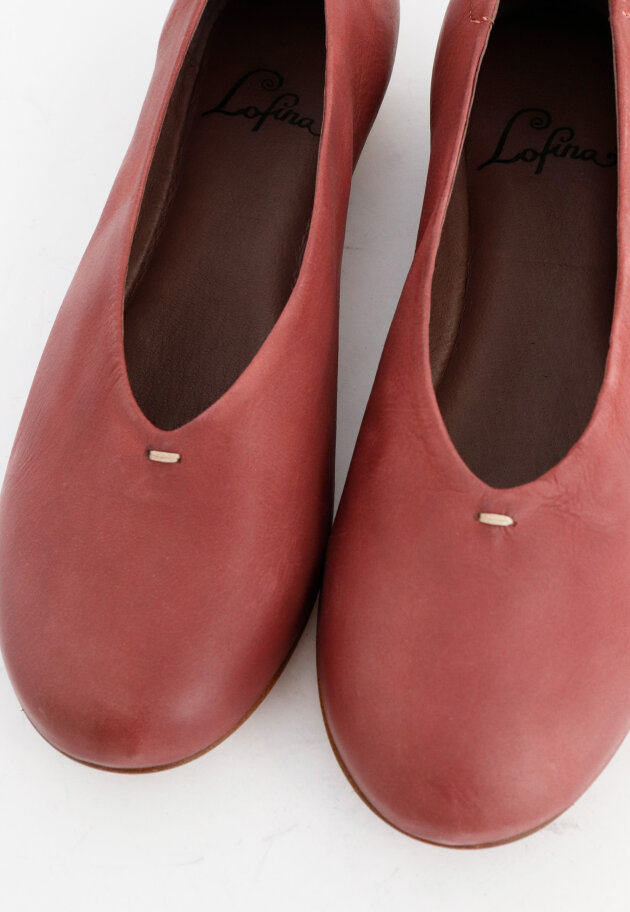 Lofina ballerina with a leather sole