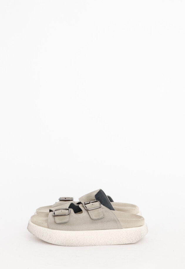 Lofina - Sandal in rubber with a micro sole and buckles