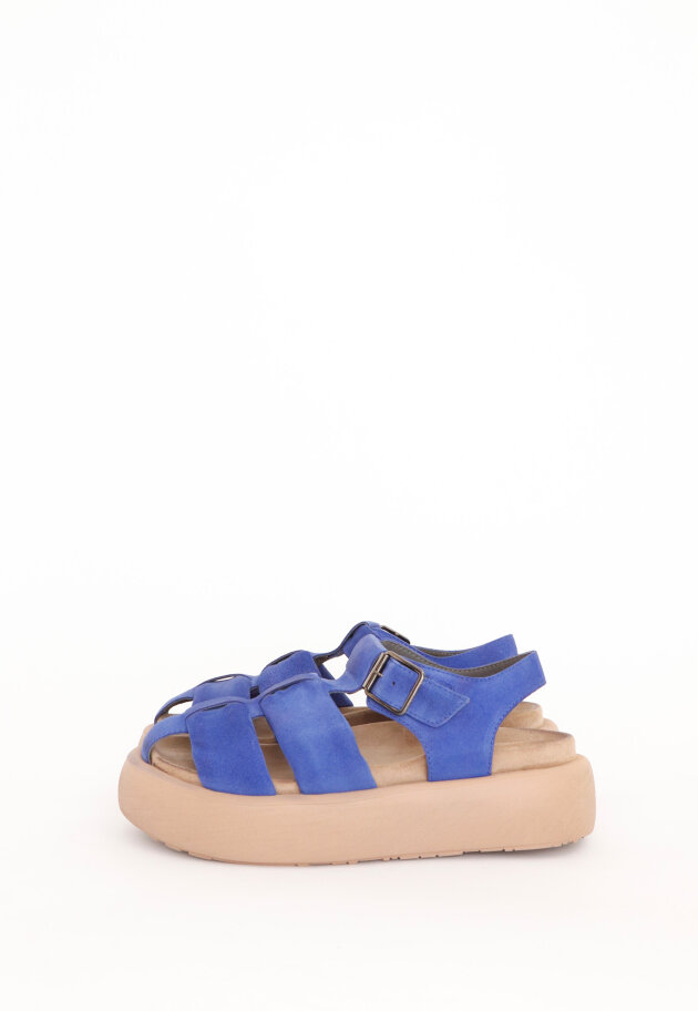 Lofina - Sandal in suede with buckle