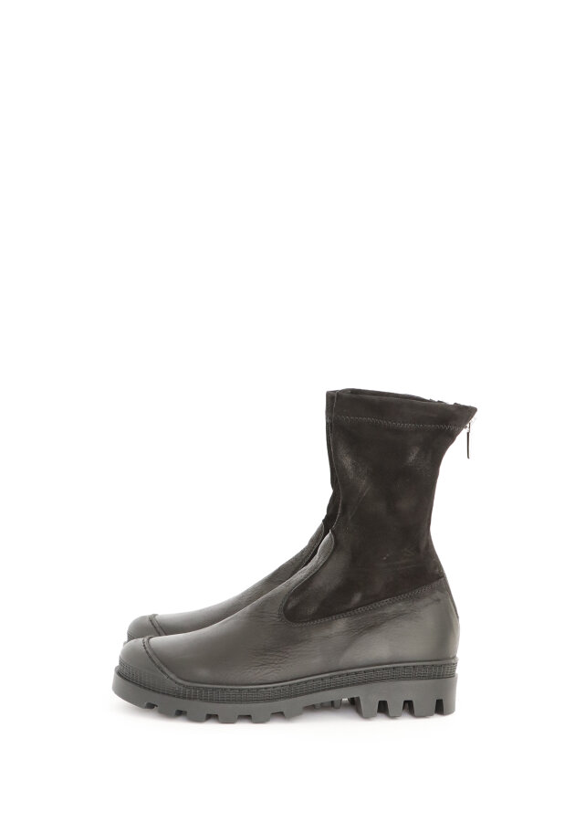 Lofina - Boot with suede and zipper