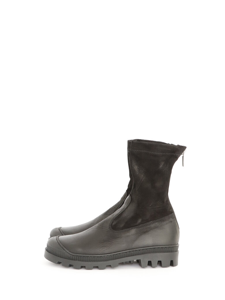 Lofina - Boot with suede and zipper