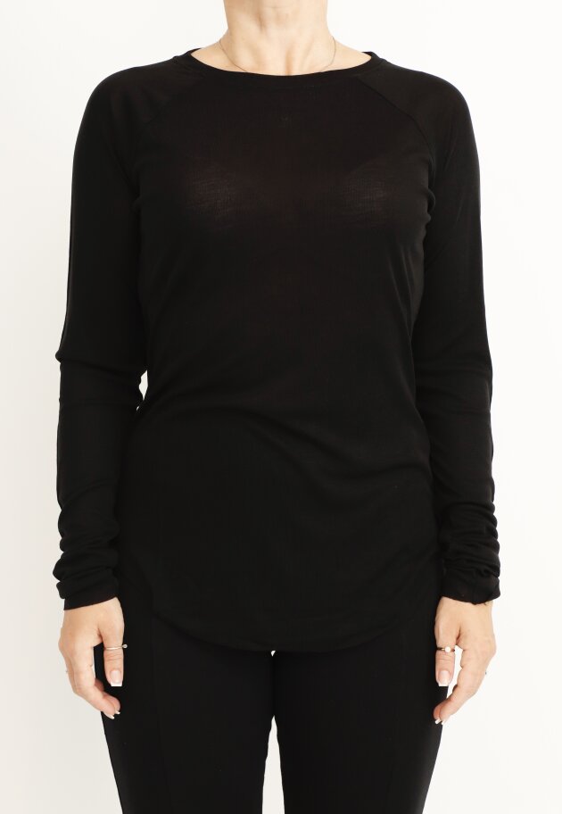 Sort Aarhus - Blouse with raglan sleeves