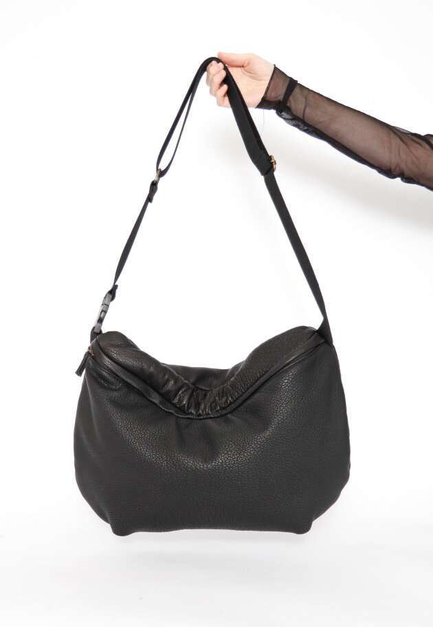 Sort Aarhus - Bag in shrunken leather