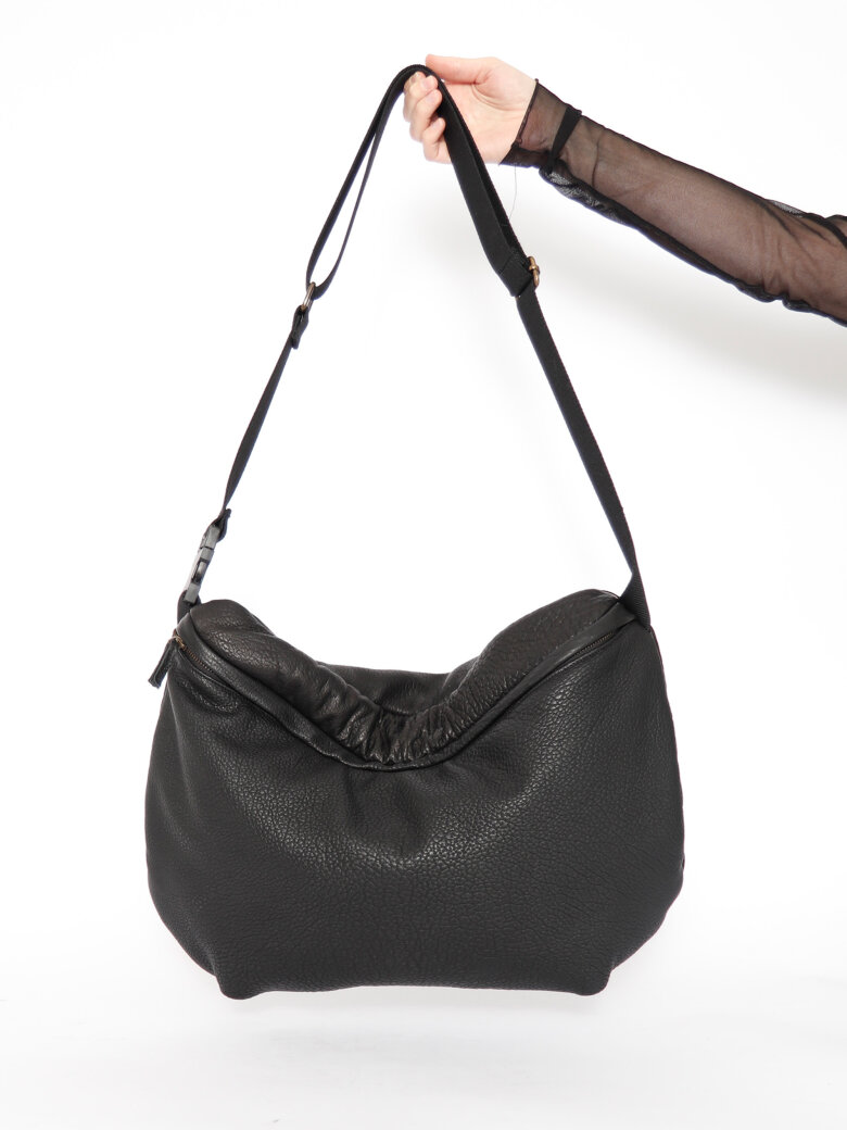 Sort Aarhus - Bag in shrunken leather