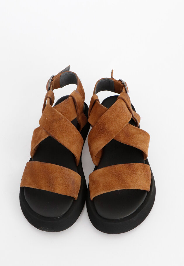 Lofina - Sandal in suede with buckle