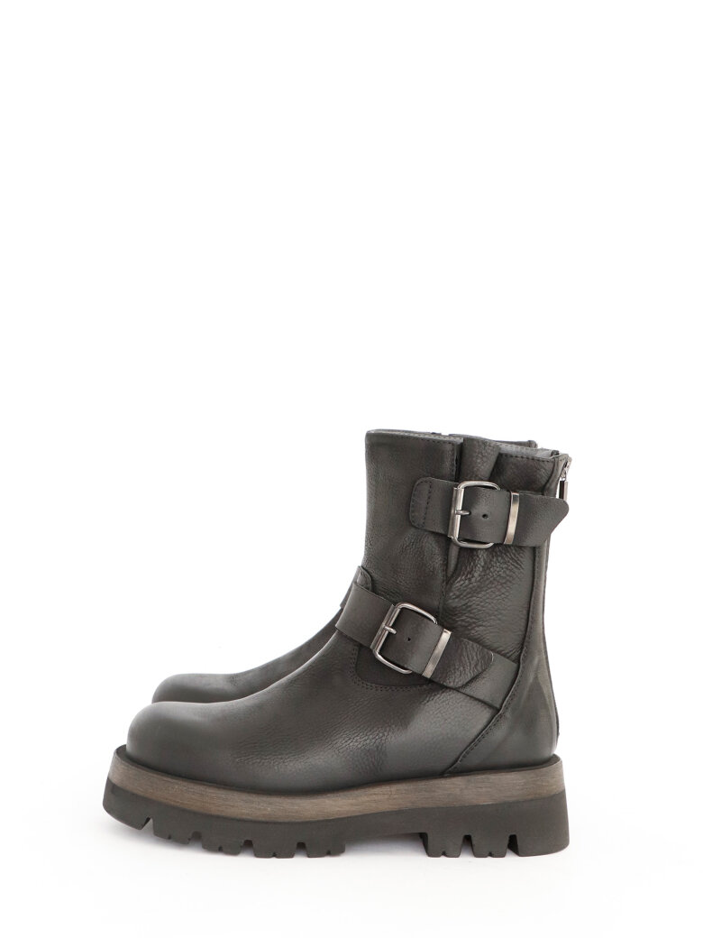 Lofina - Boot with buckles and zipper