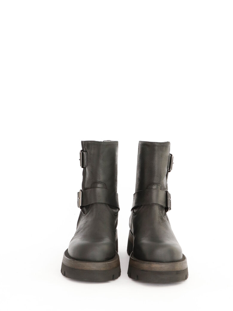 Lofina - Boot with buckles and zipper