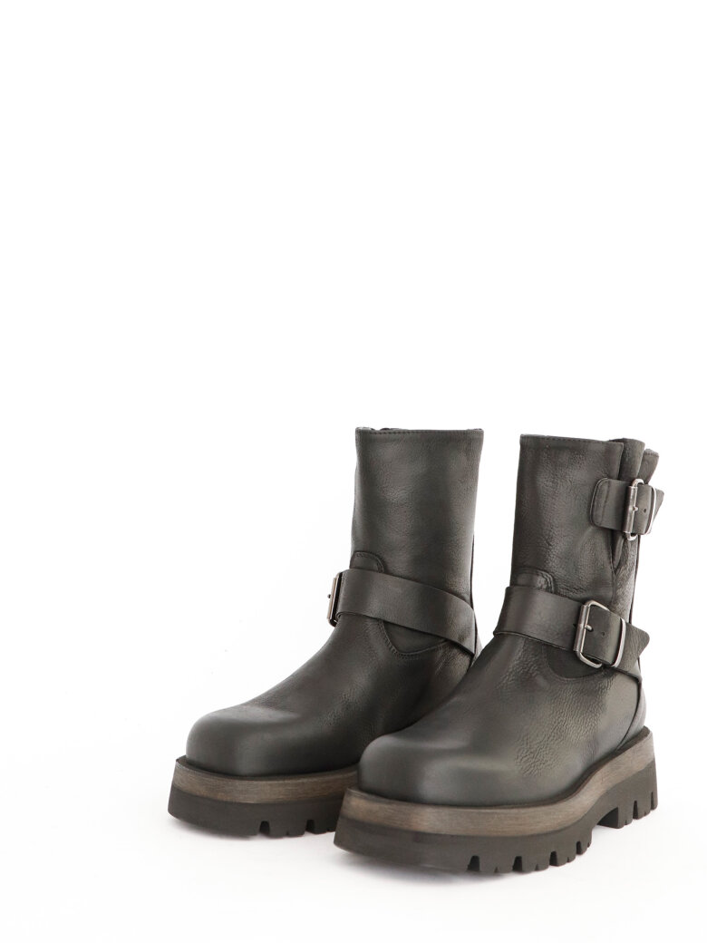 Lofina - Boot with buckles and zipper