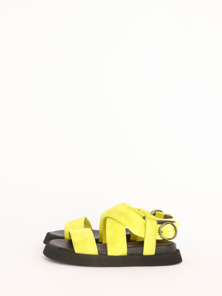 Lofina - Sandal in suede with buckle