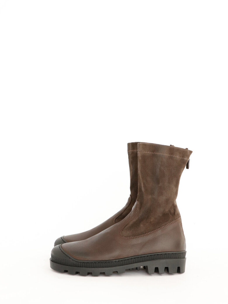 Lofina - Boot with suede and zipper