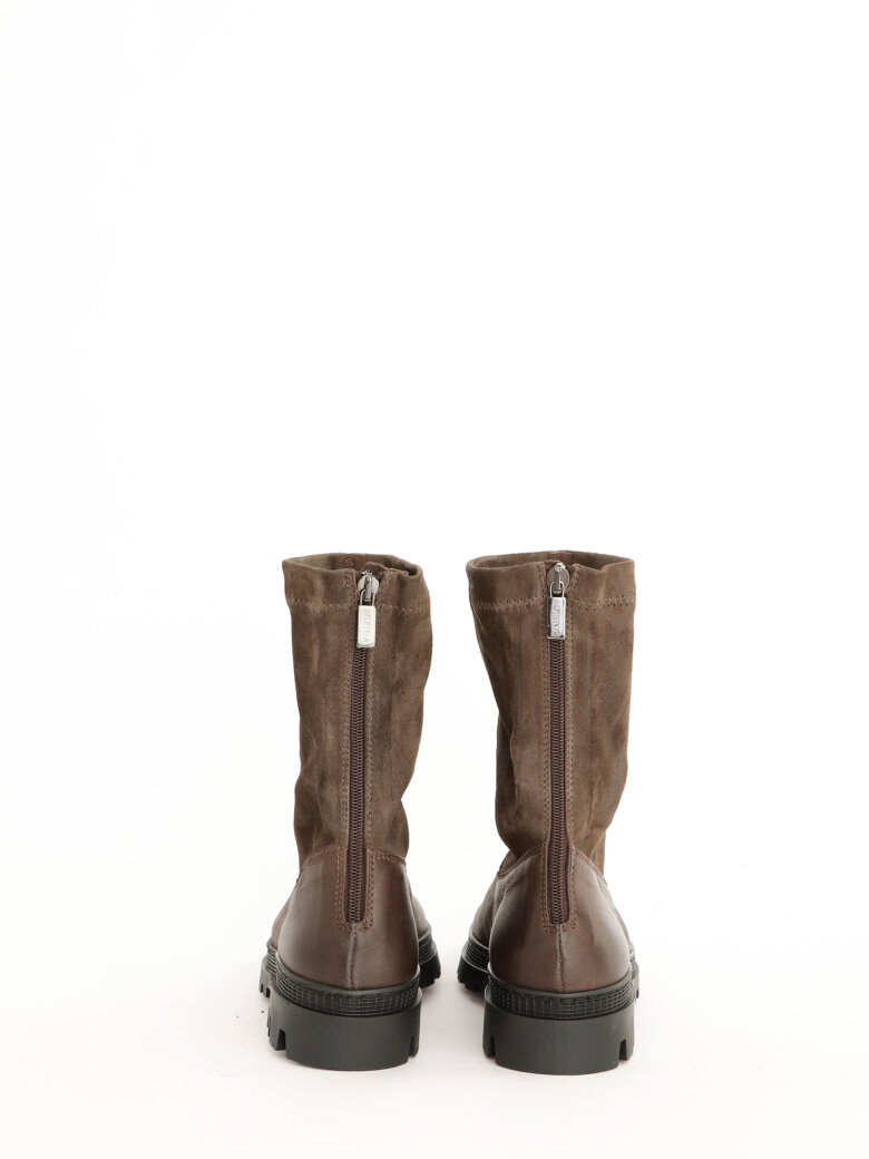 Lofina - Boot with suede and zipper