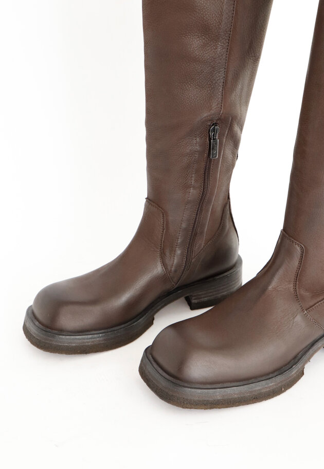 Lofina - Long boot with a rubber / leather sole