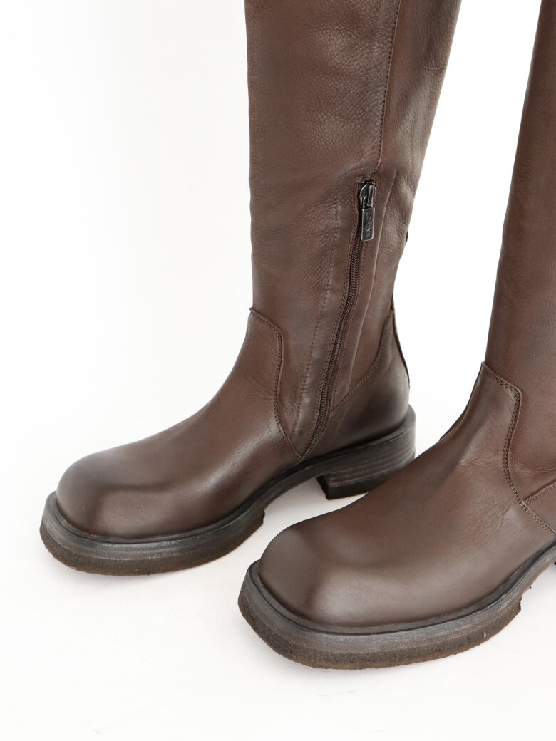 Lofina - Long boot with a rubber / leather sole