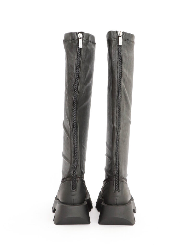 Lofina - Long boot with stretch skin and zipper