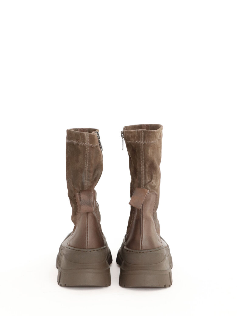 Lofina - Boot with suede and zipper