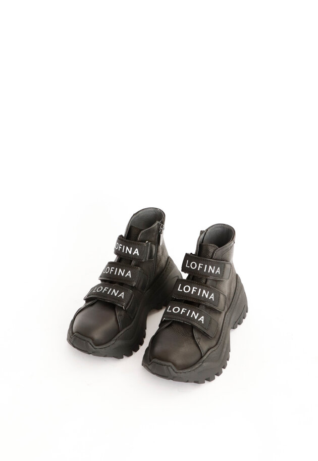 Lofina - Short boot with LOFINA logo and velcro