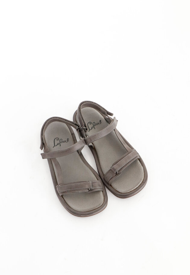 Lofina - Sandal with a leather sole and buckle