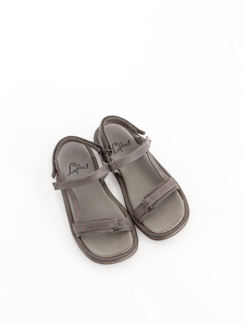 Lofina - Sandal with a leather sole and buckle