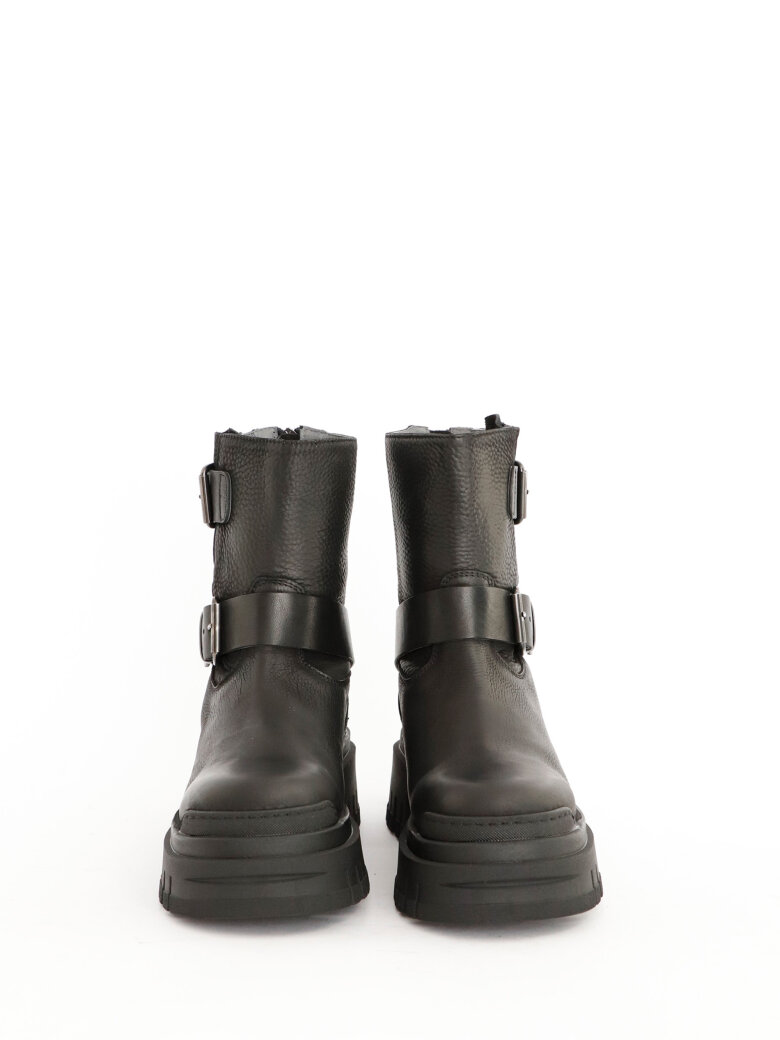 Lofina - Boot with buckles and zipper