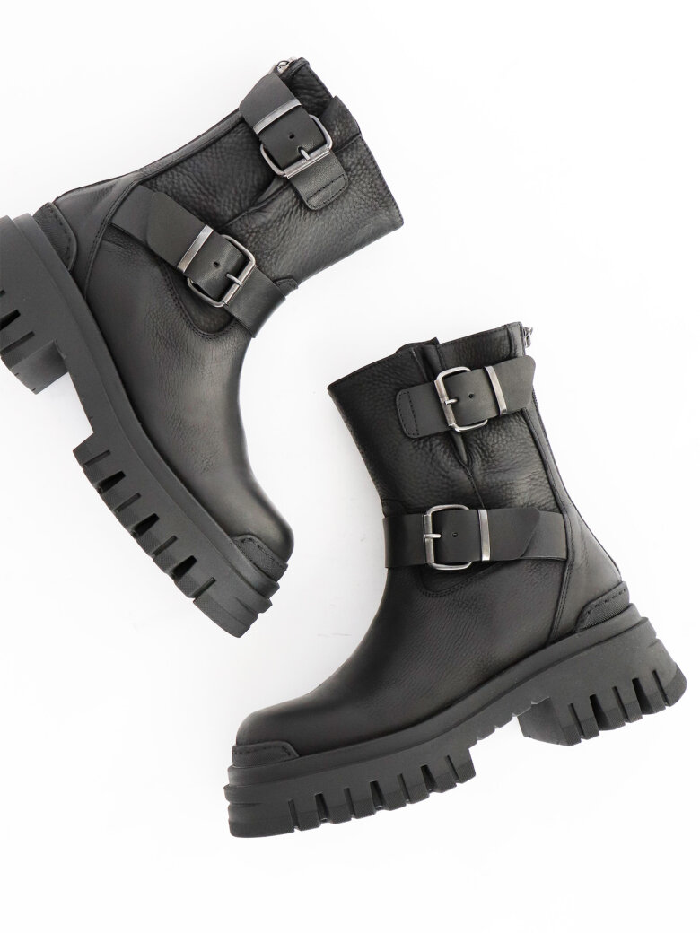 Lofina - Boot with buckles and zipper