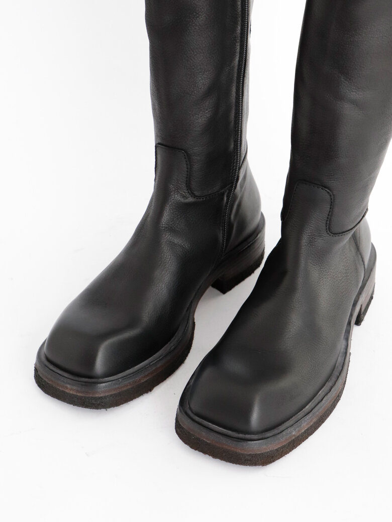 Lofina - Long boot with a rubber / leather sole