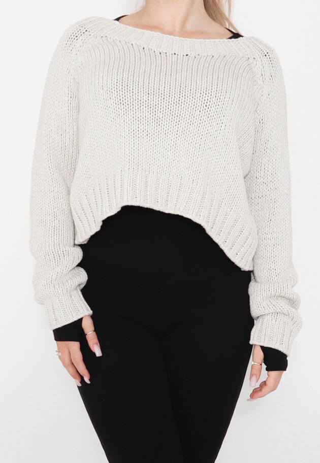 Sort Aarhus - Knit blouse