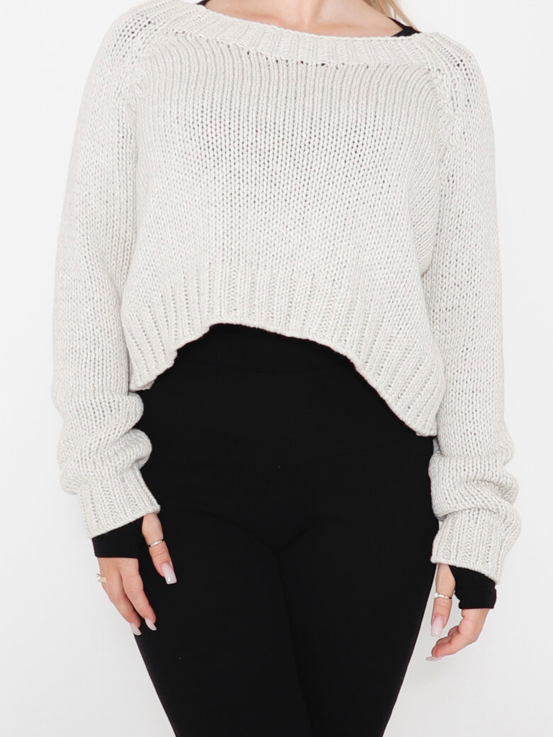 Sort Aarhus - Knit blouse