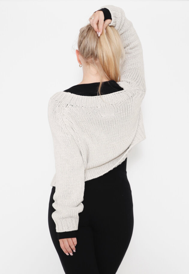 Sort Aarhus - Knit blouse