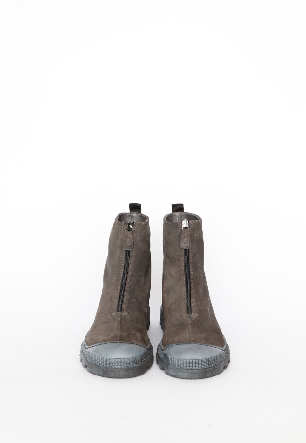 Boots short with zipper