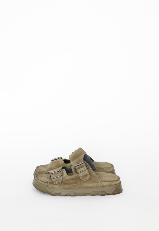 Lofina - Sandal with footbed sole and buckles