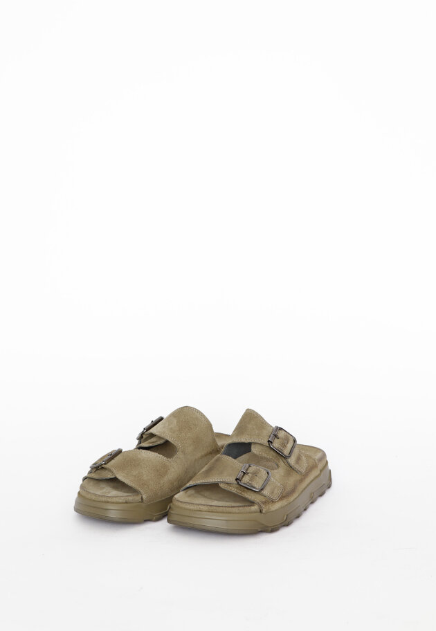 Lofina - Sandal with footbed sole and buckles