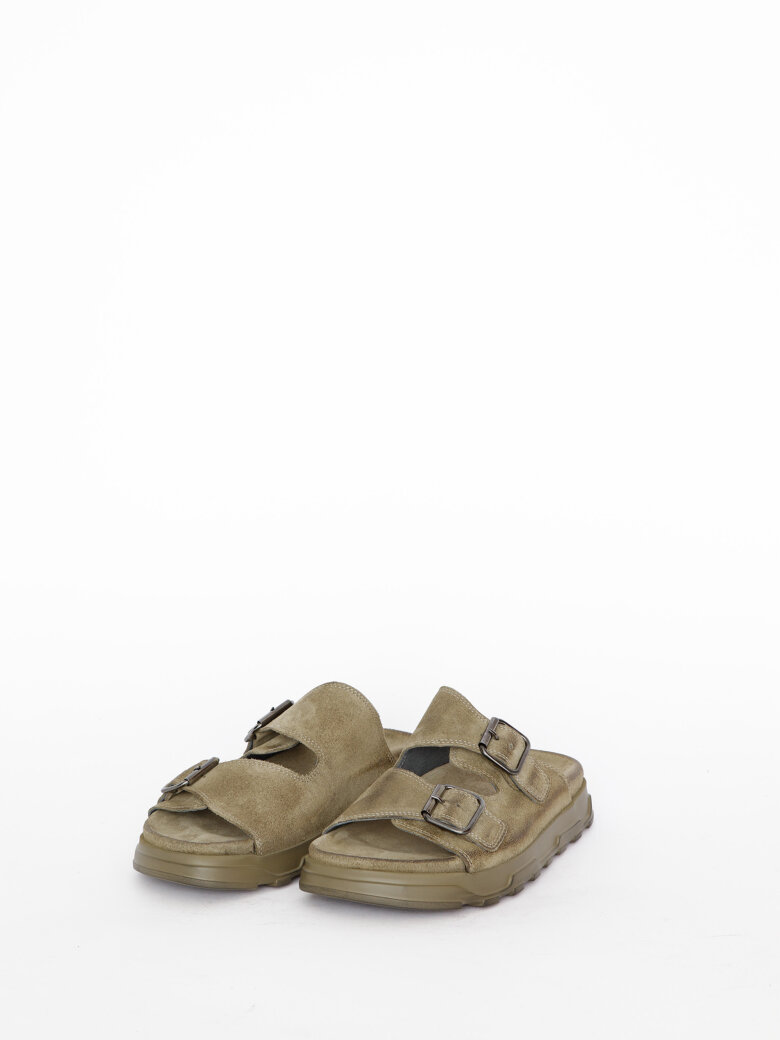 Lofina - Sandal with footbed sole and buckles