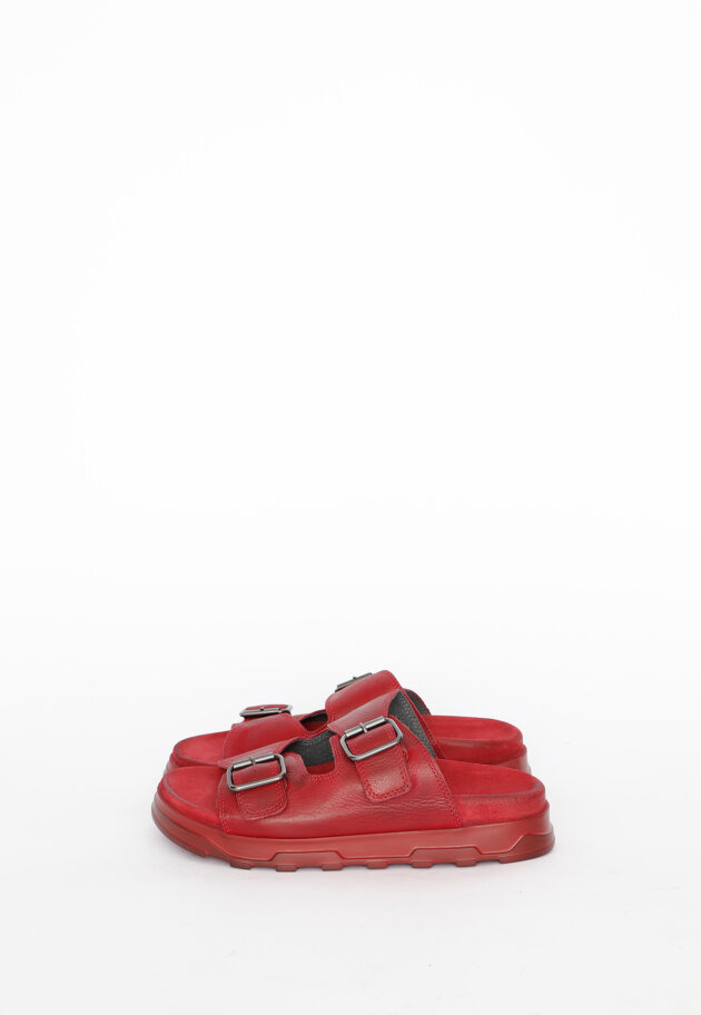 Lofina - Sandal with footbed sole and buckles