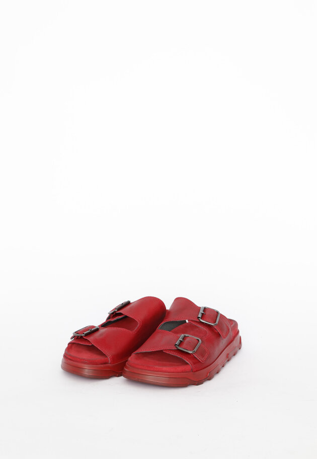 Lofina - Sandal with footbed sole and buckles