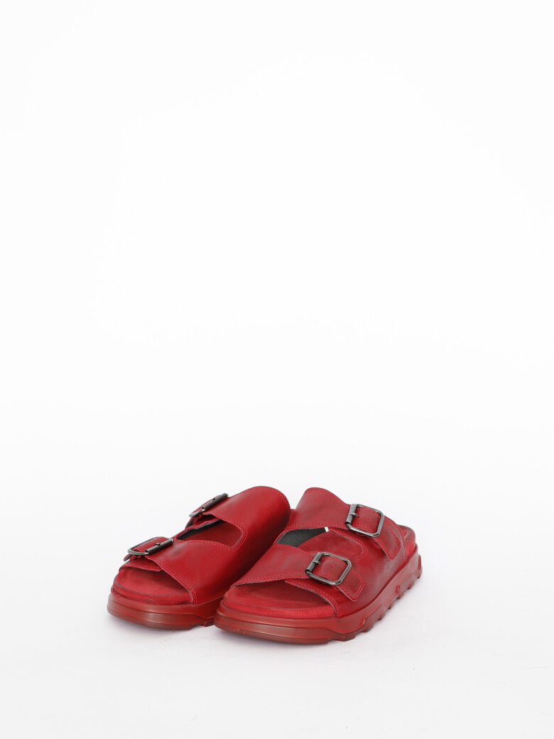 Lofina - Sandal with footbed sole and buckles