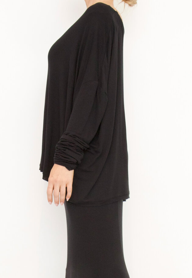 Sort Aarhus - Loose fitted blouse