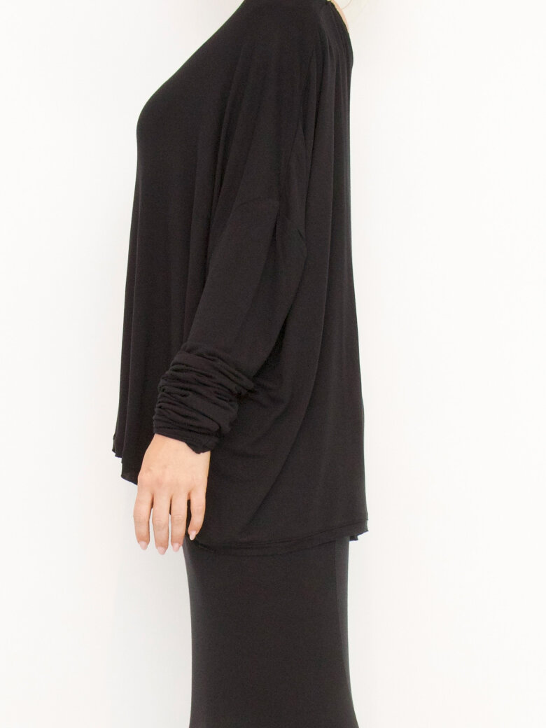 Sort Aarhus - Loose fitted blouse