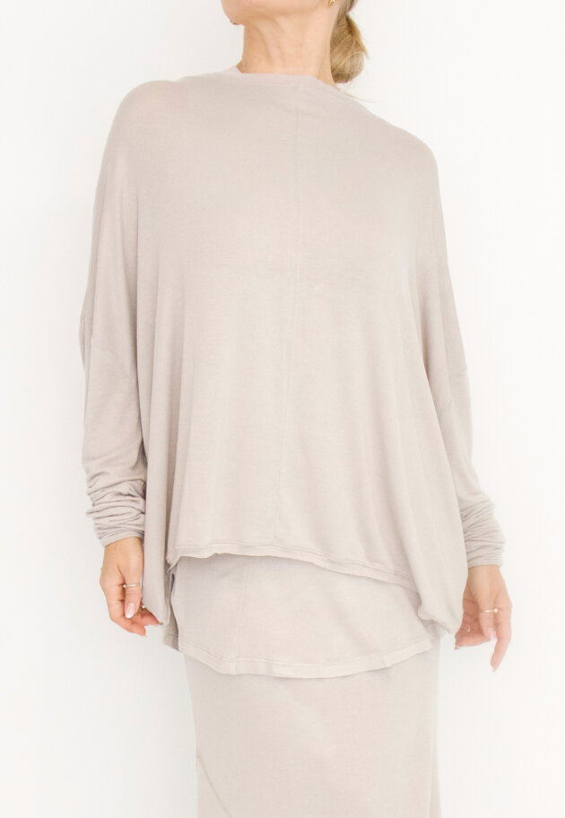 Sort Aarhus - Loose fitted blouse