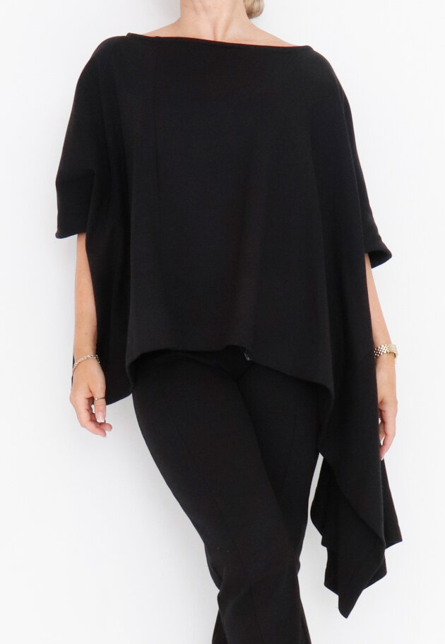 Sort Aarhus - Asymmetric blouse