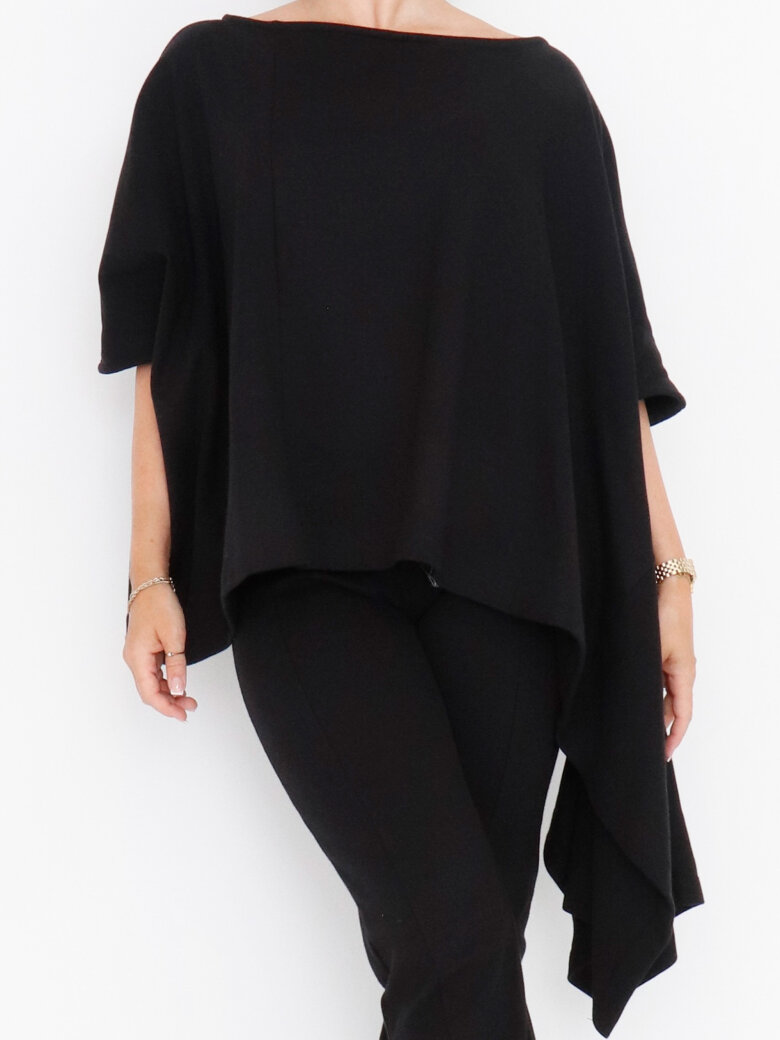 Sort Aarhus - Asymmetric blouse