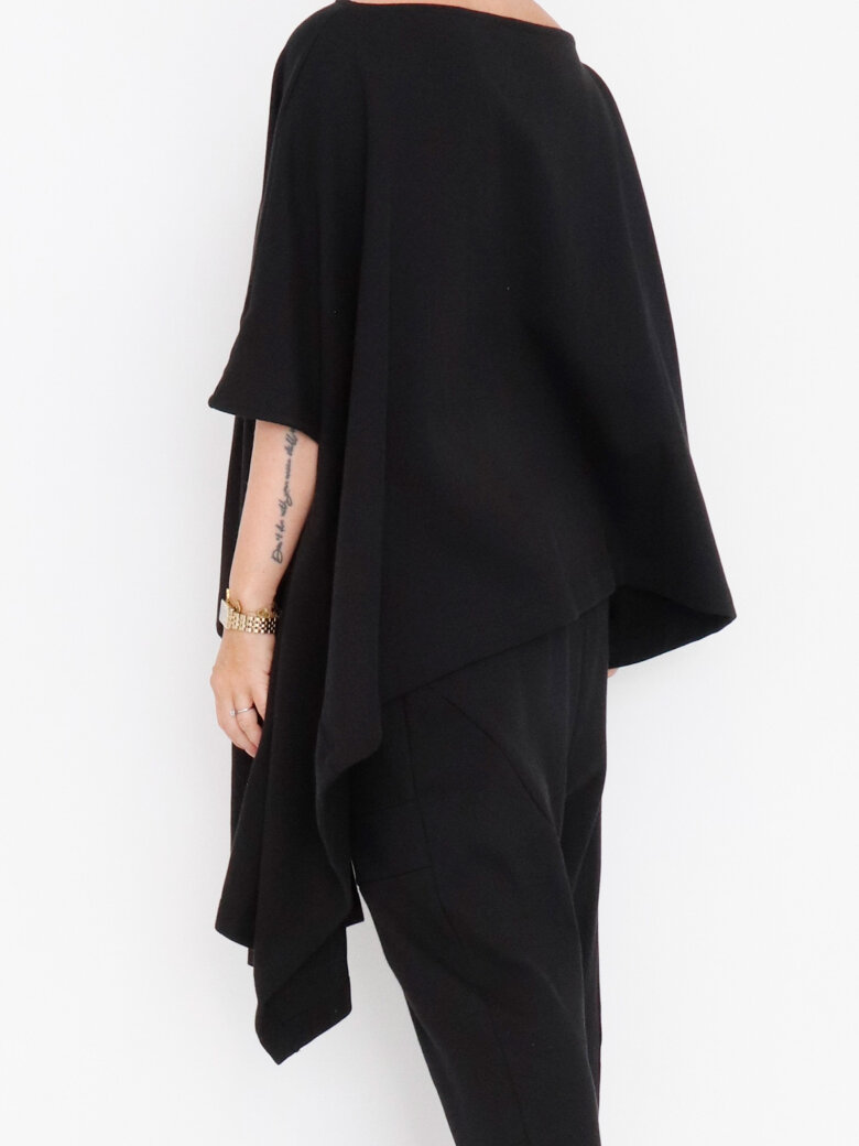 Sort Aarhus - Asymmetric blouse